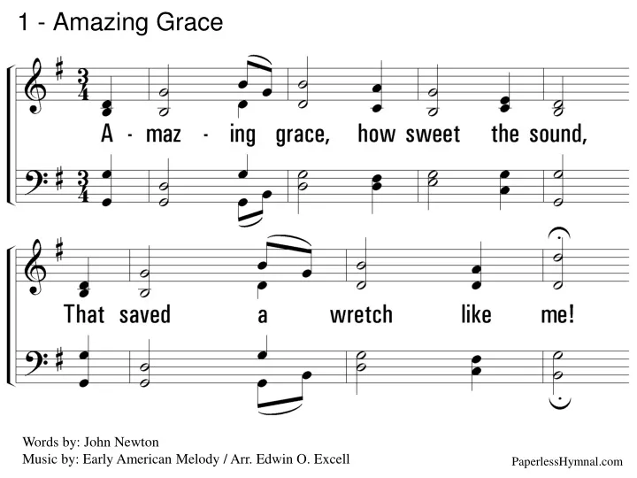 1 amazing grace