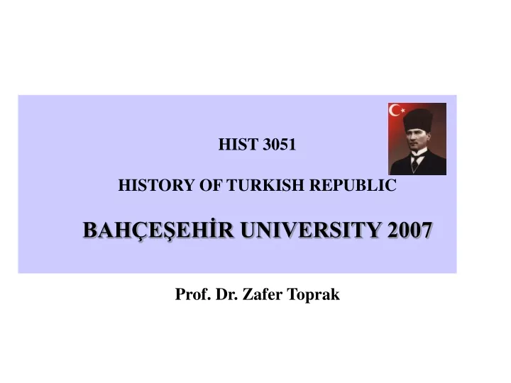 hist 3051 history of turkish republic