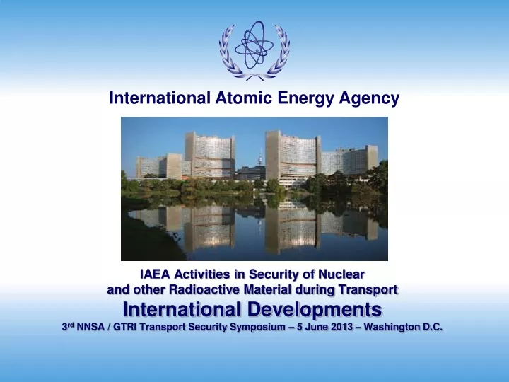iaea activities in security of nuclear and other