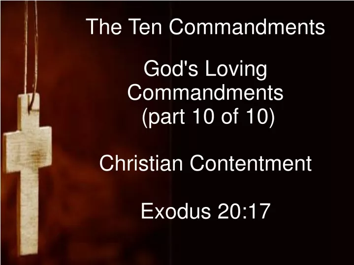 the ten commandments