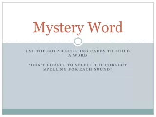 Mystery Word