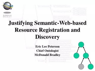 Justifying Semantic-Web-based Resource Registration and Discovery