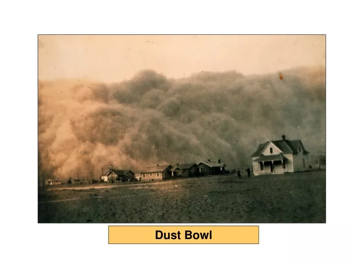 dust bowl