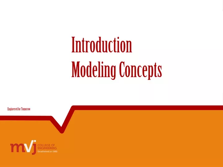 introduction modeling concepts