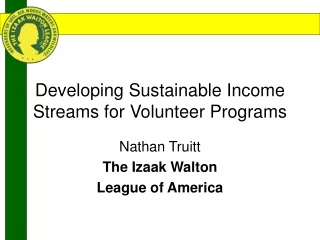 Developing Sustainable Income Streams for Volunteer Programs
