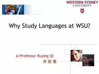 Why Study Languages at WSU?