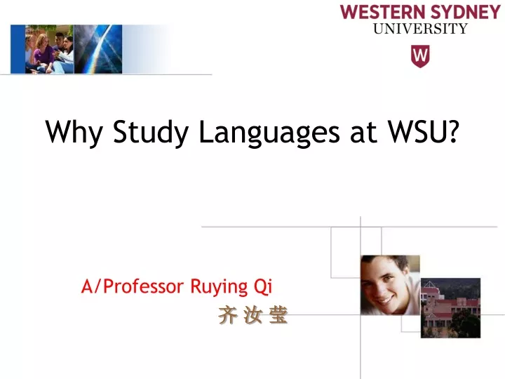 why study languages at wsu