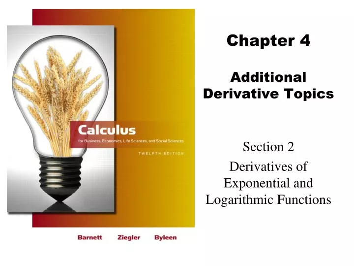 chapter 4 additional derivative topics