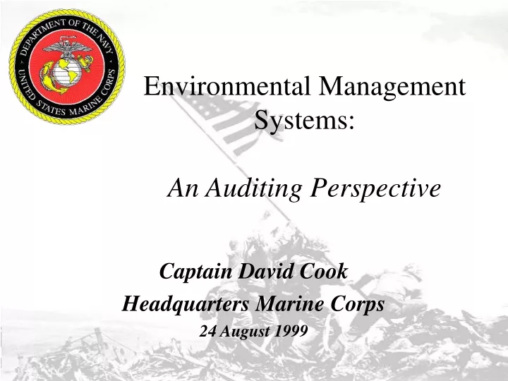 environmental management systems an auditing perspective