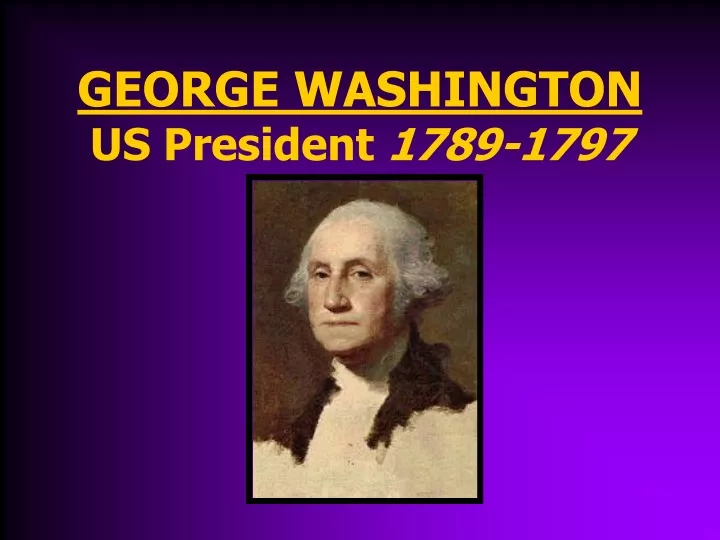 george washington us president 1789 1797