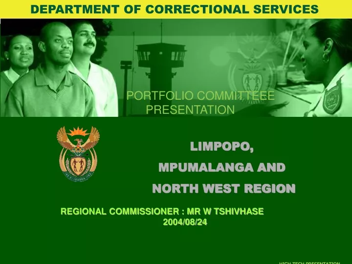 department of correctional services