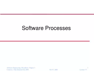 Software Processes