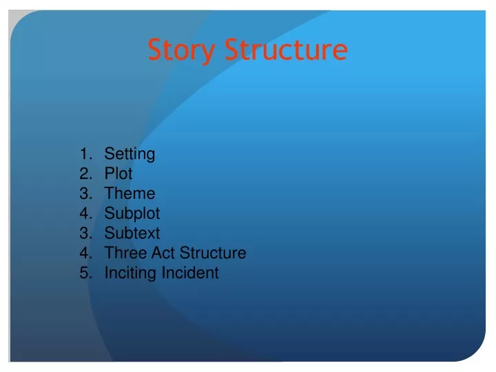 story structure