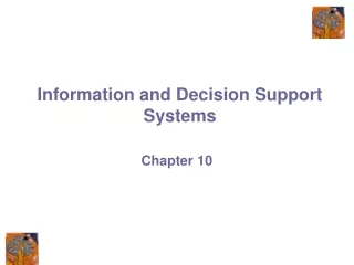 Information and Decision Support Systems