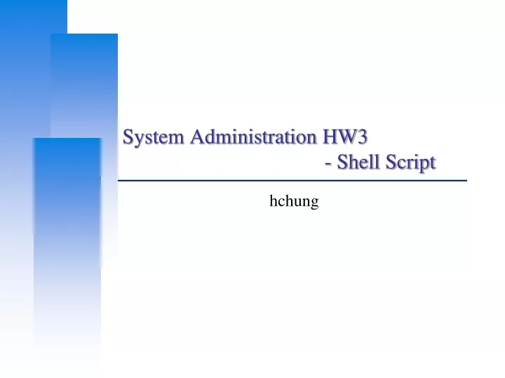 system administration hw3 shell script