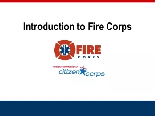 Introduction to Fire Corps