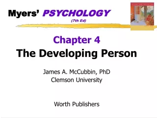 Myers’  PSYCHOLOGY 				(7th Ed)