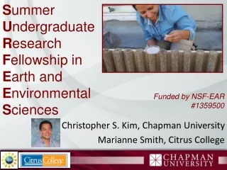 Christopher S. Kim, Chapman University Marianne Smith, Citrus College