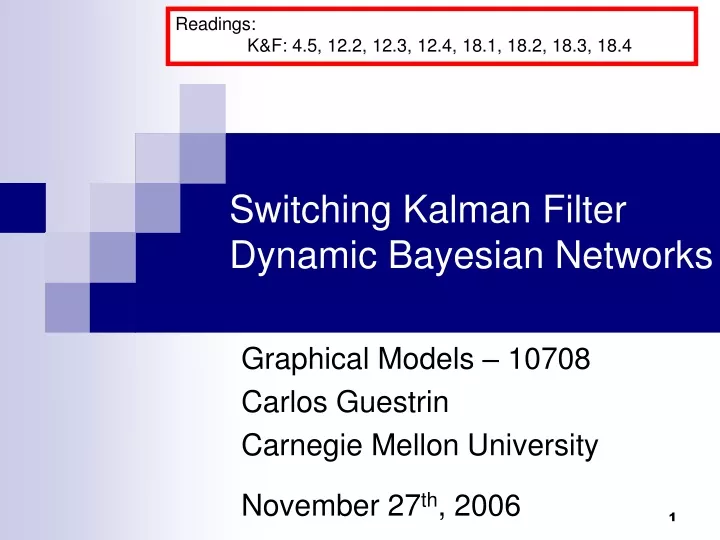 switching kalman filter dynamic bayesian networks