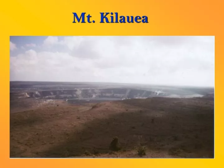 mt kilauea