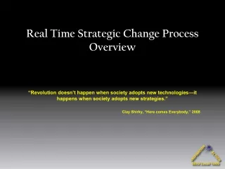 Real Time Strategic Change Process Overview