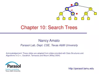 Chapter 10: Search Trees