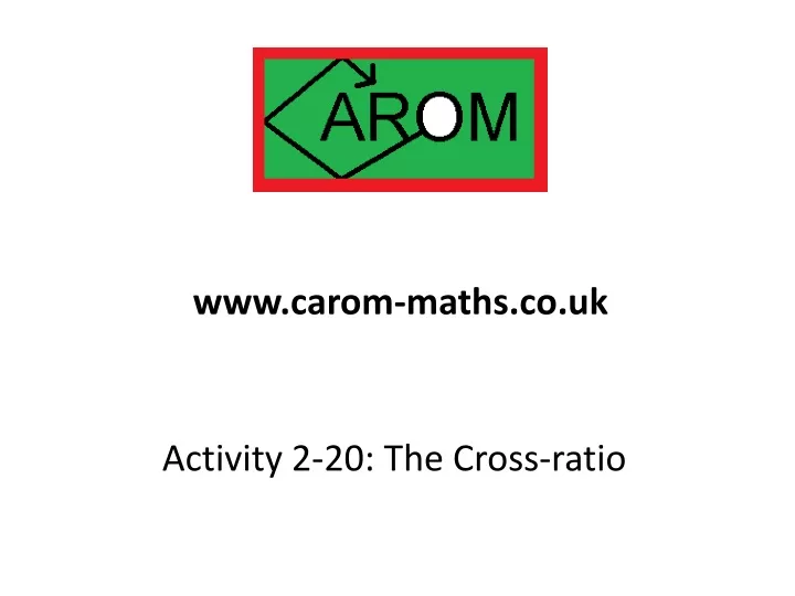 www carom maths co uk