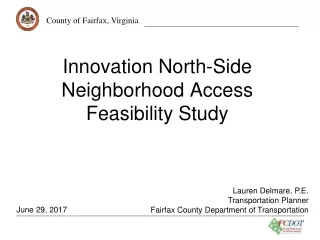 Innovation North-Side Neighborhood Access Feasibility Study
