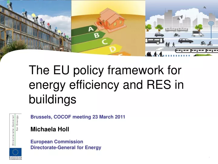 the eu policy framework for energy efficiency