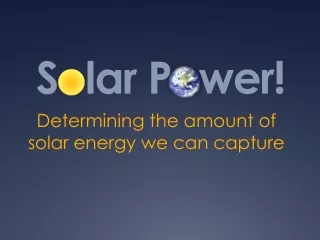 Solar Power!