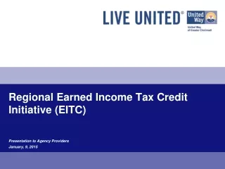 Regional Earned Income Tax Credit Initiative (EITC)