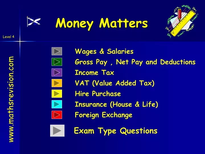 money matters