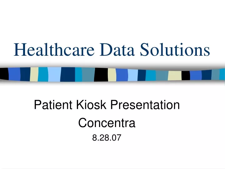 healthcare data solutions