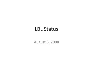 LBL Status