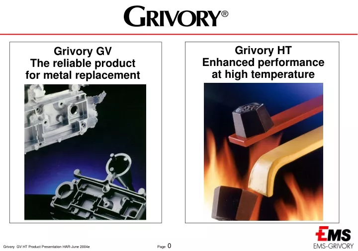 grivory ht enhanced performance at high