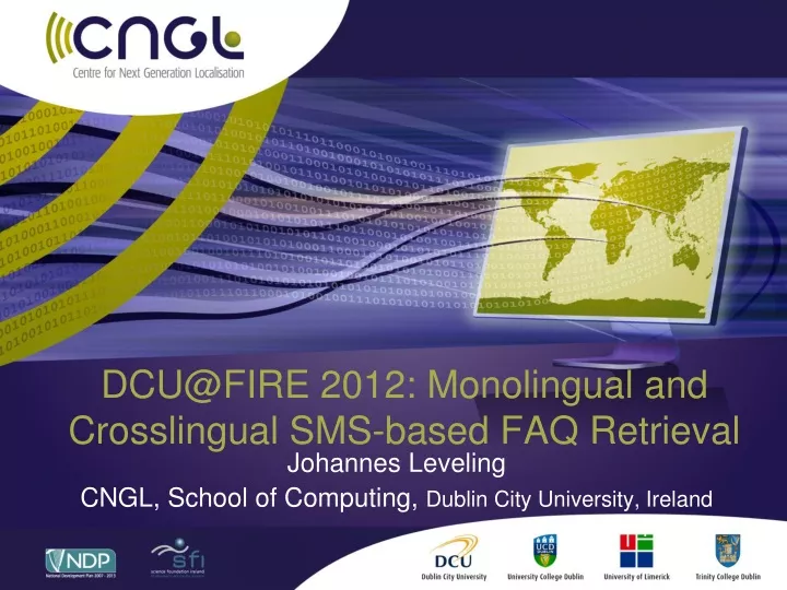 johannes leveling cngl school of computing dublin city university ireland