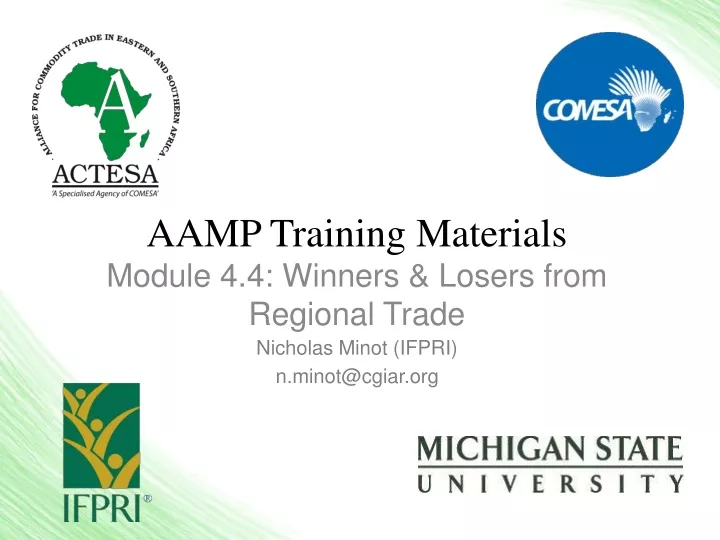 aamp training materials