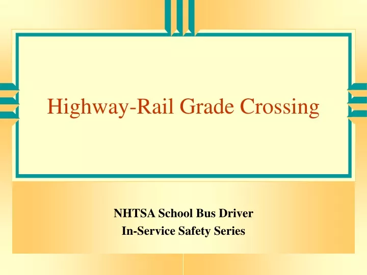 highway rail grade crossing