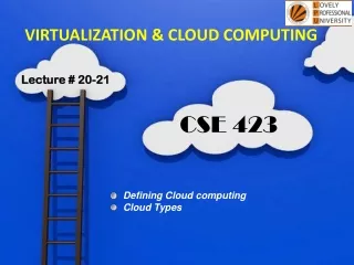 VIRTUALIZATION &amp; CLOUD COMPUTING