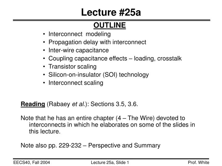 lecture 25a