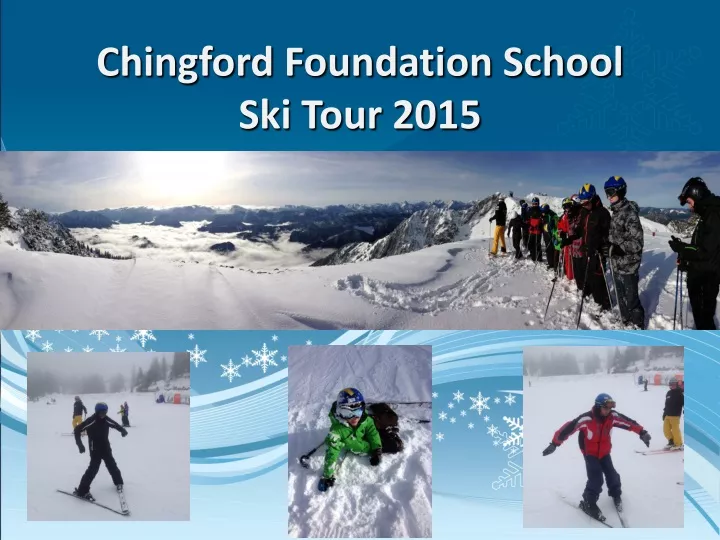 chingford foundation school ski tour 2015