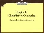 Enhancing Business Connectivity: Client/Server Solutions - slide 1