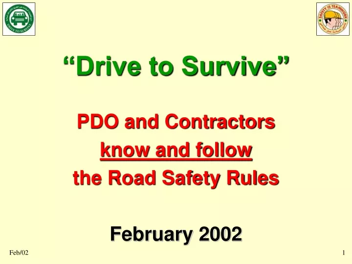 drive to survive pdo and contractors know