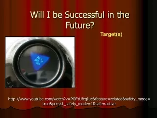 Will I be Successful in the Future?