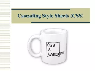 Cascading Style Sheets (CSS)