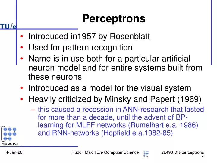 perceptrons