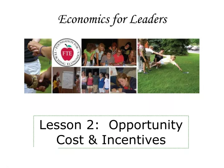 economics for leaders