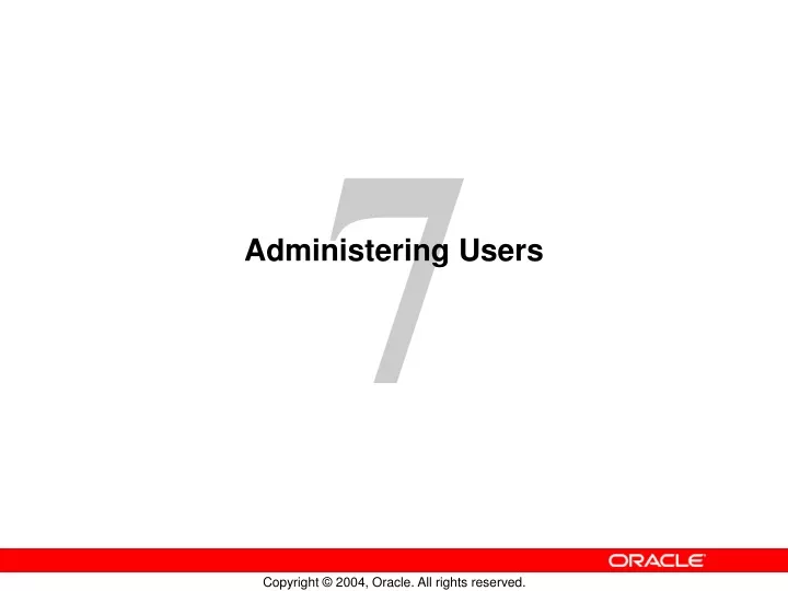 administering users
