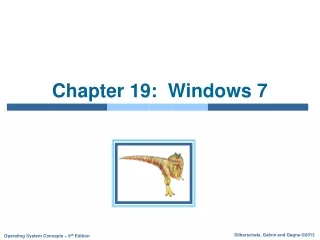 Chapter 19:  Windows 7