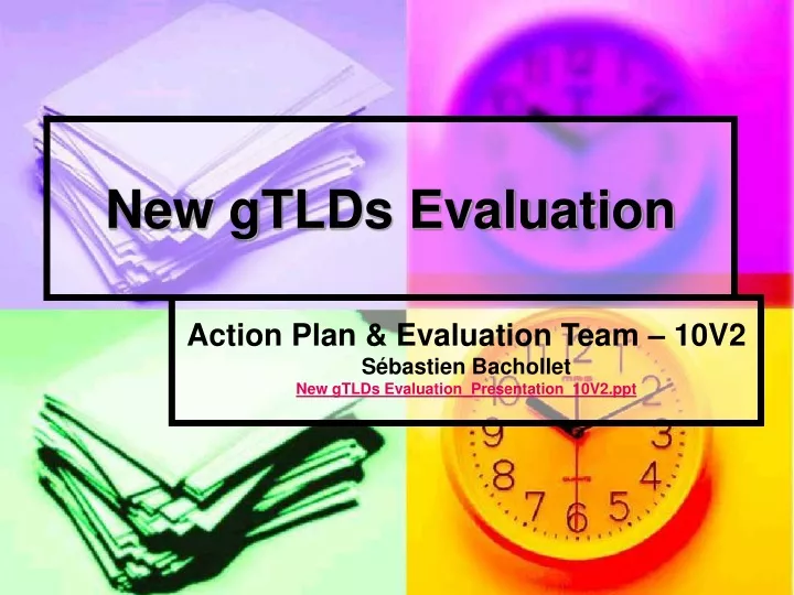 new gtlds evaluation
